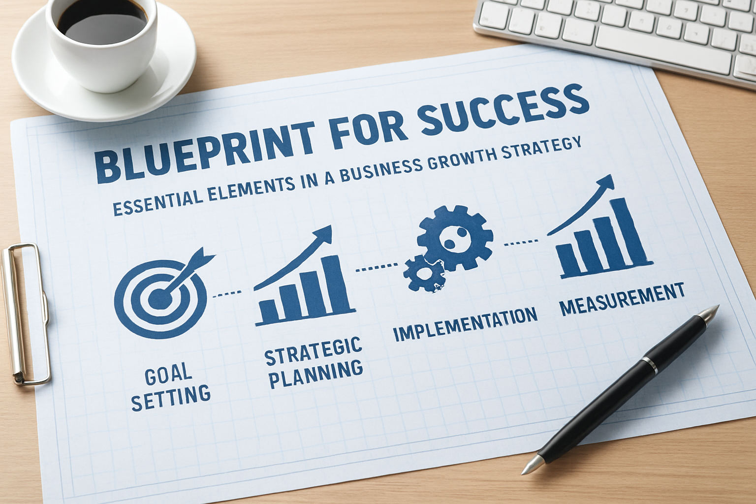 What should be included in a business growth strategy?