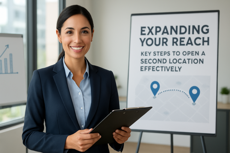 How do I open a second location or expand my service area?