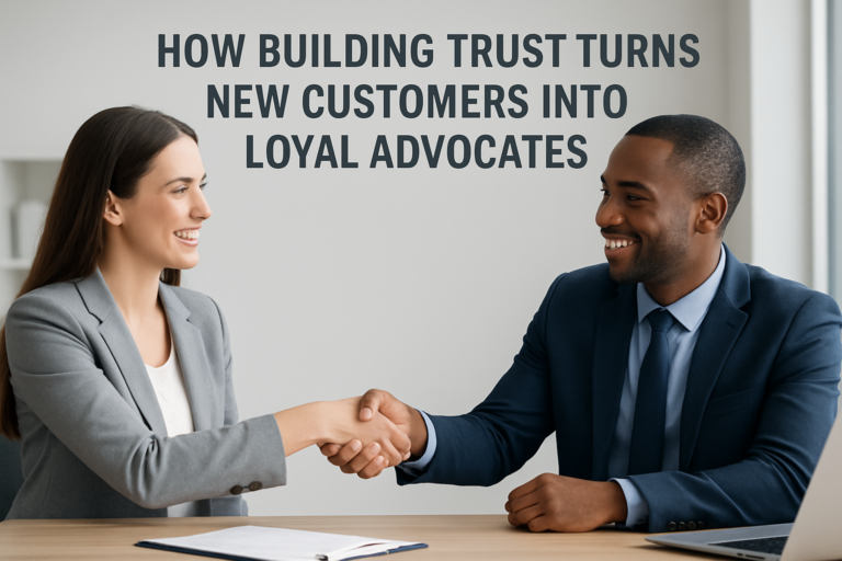 How do I build trust with new customers?