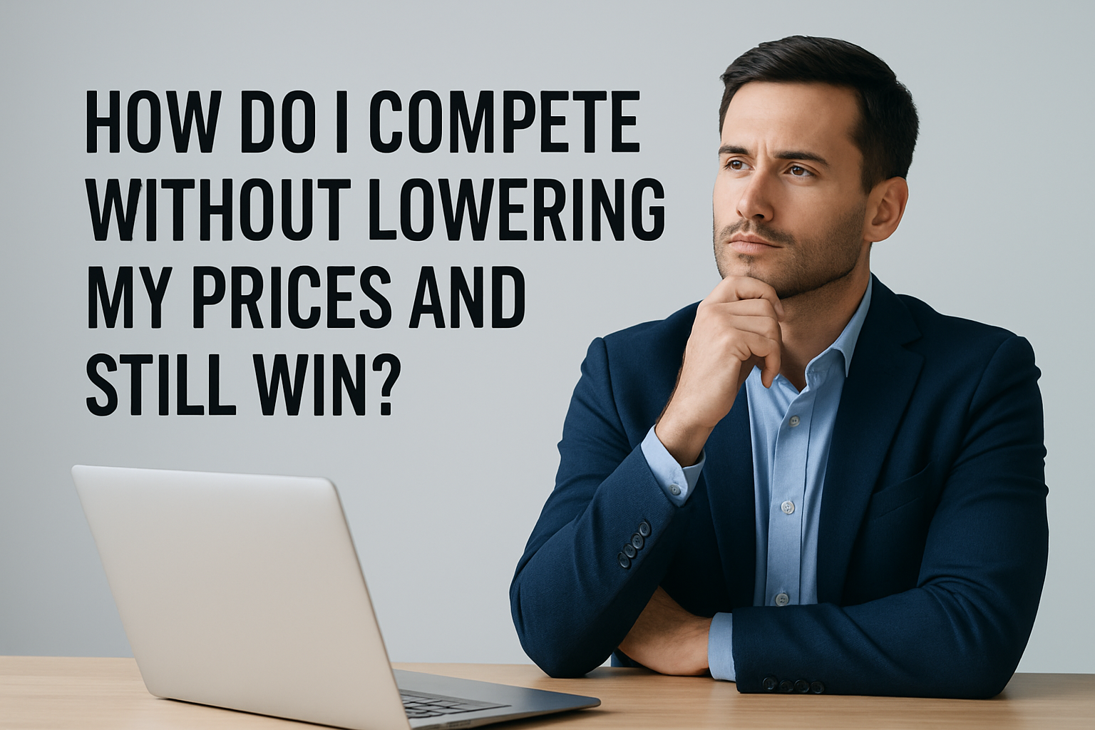 How do I compete without lowering my prices?