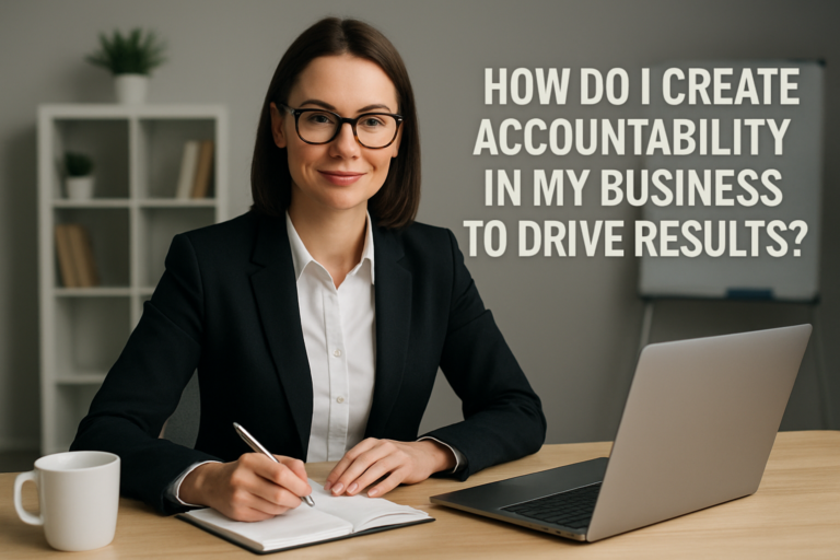 How do I create accountability in my business?