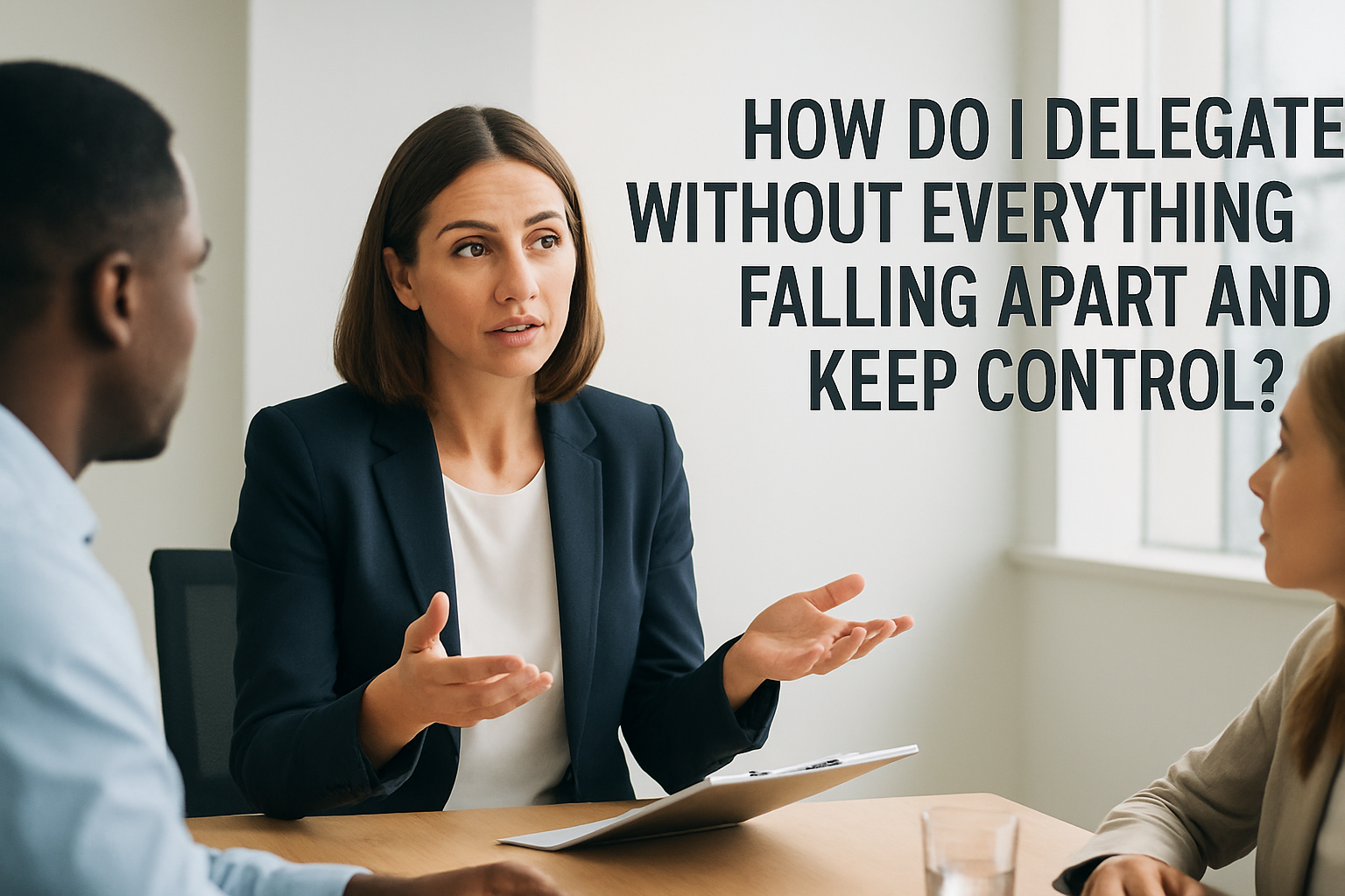 How do I delegate without everything falling apart?