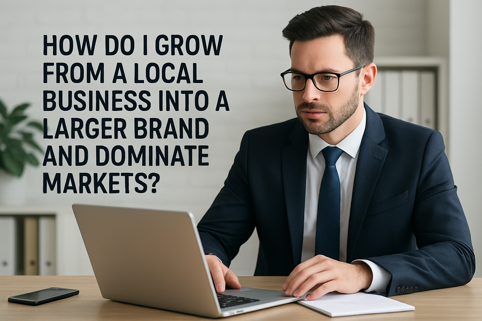 How do I grow from a local business into a larger brand?