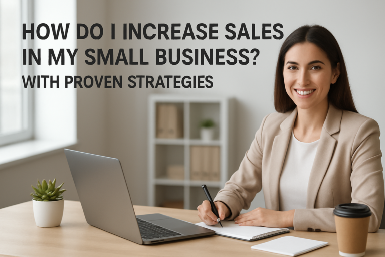 How do I increase sales in my small business?