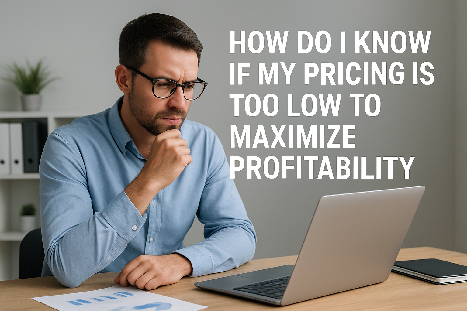 How do I know if my pricing is too low?