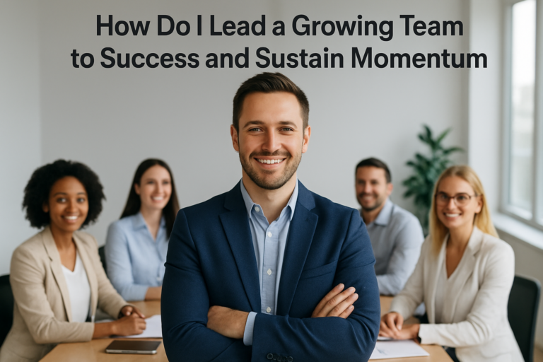 How do I lead a growing team?