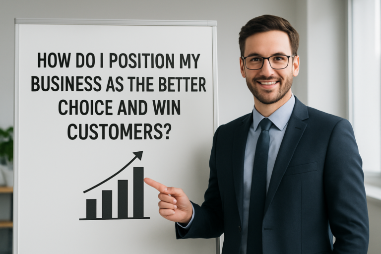 How do I position my business as the better choice?