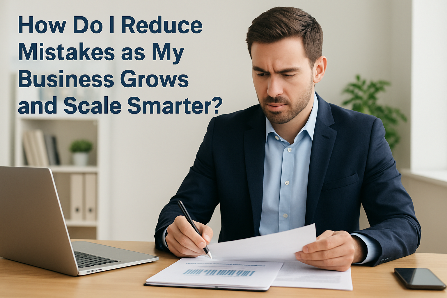 How do I reduce mistakes as my business grows?