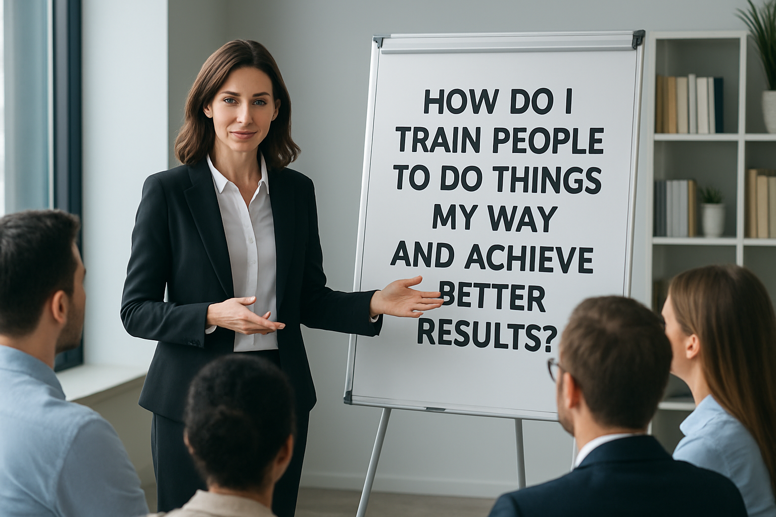 How do I train people to do things my way?