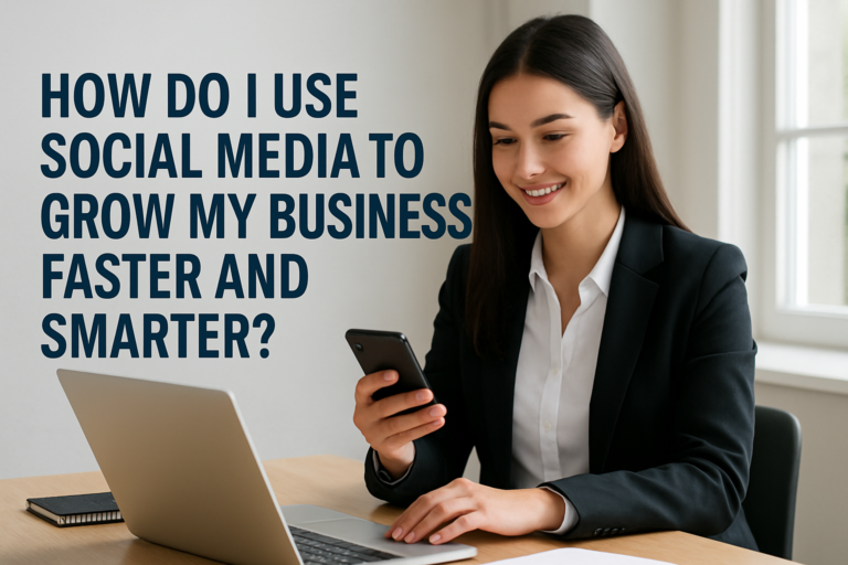 How do I use social media to grow my business?