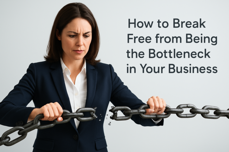 How do I stop being the bottleneck in my business?