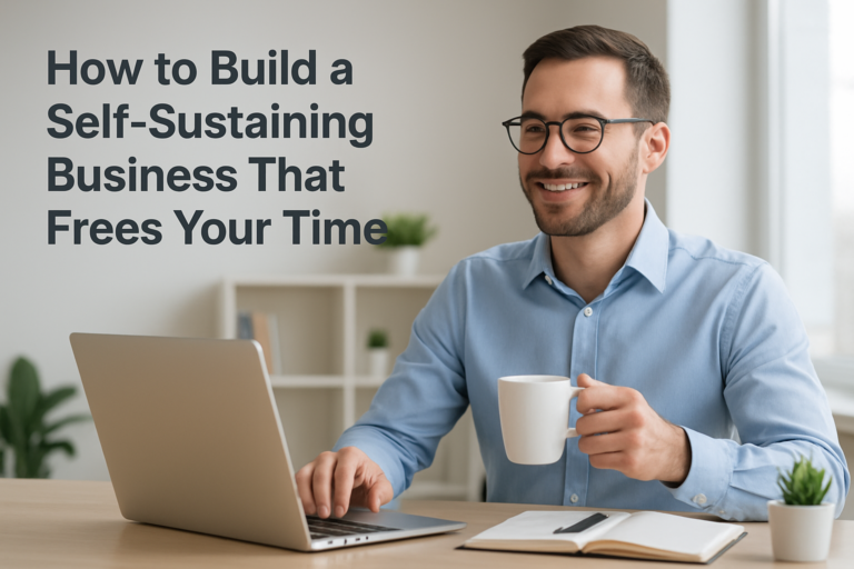How do I build a business that does not depend only on me?