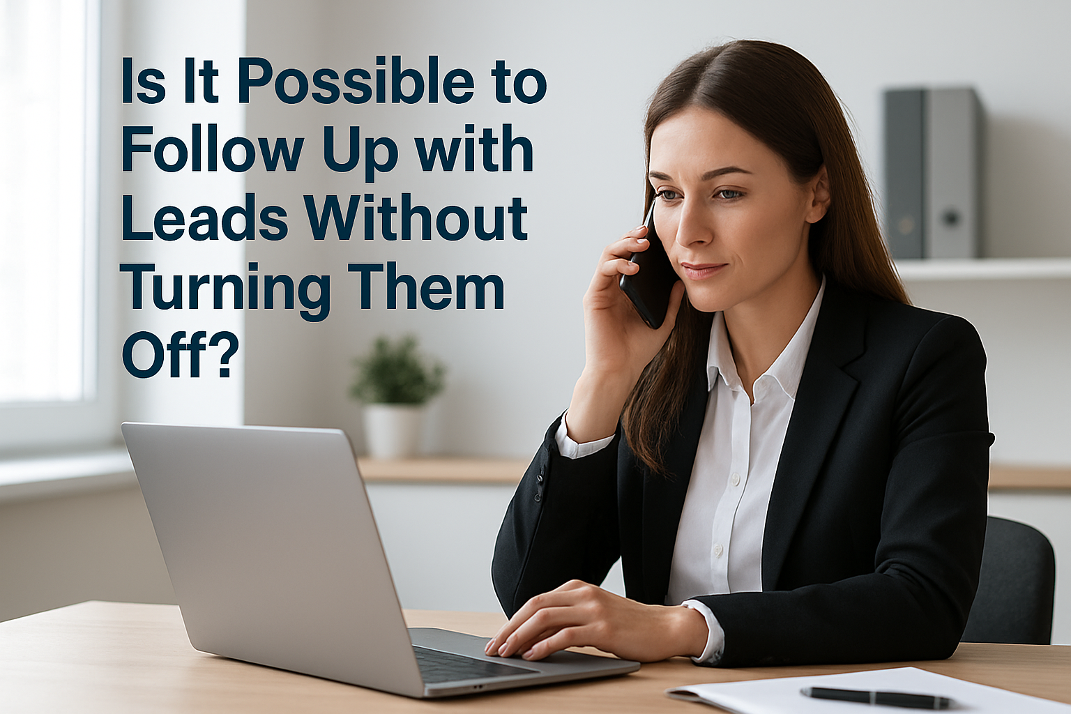How do I follow up with leads without annoying them?