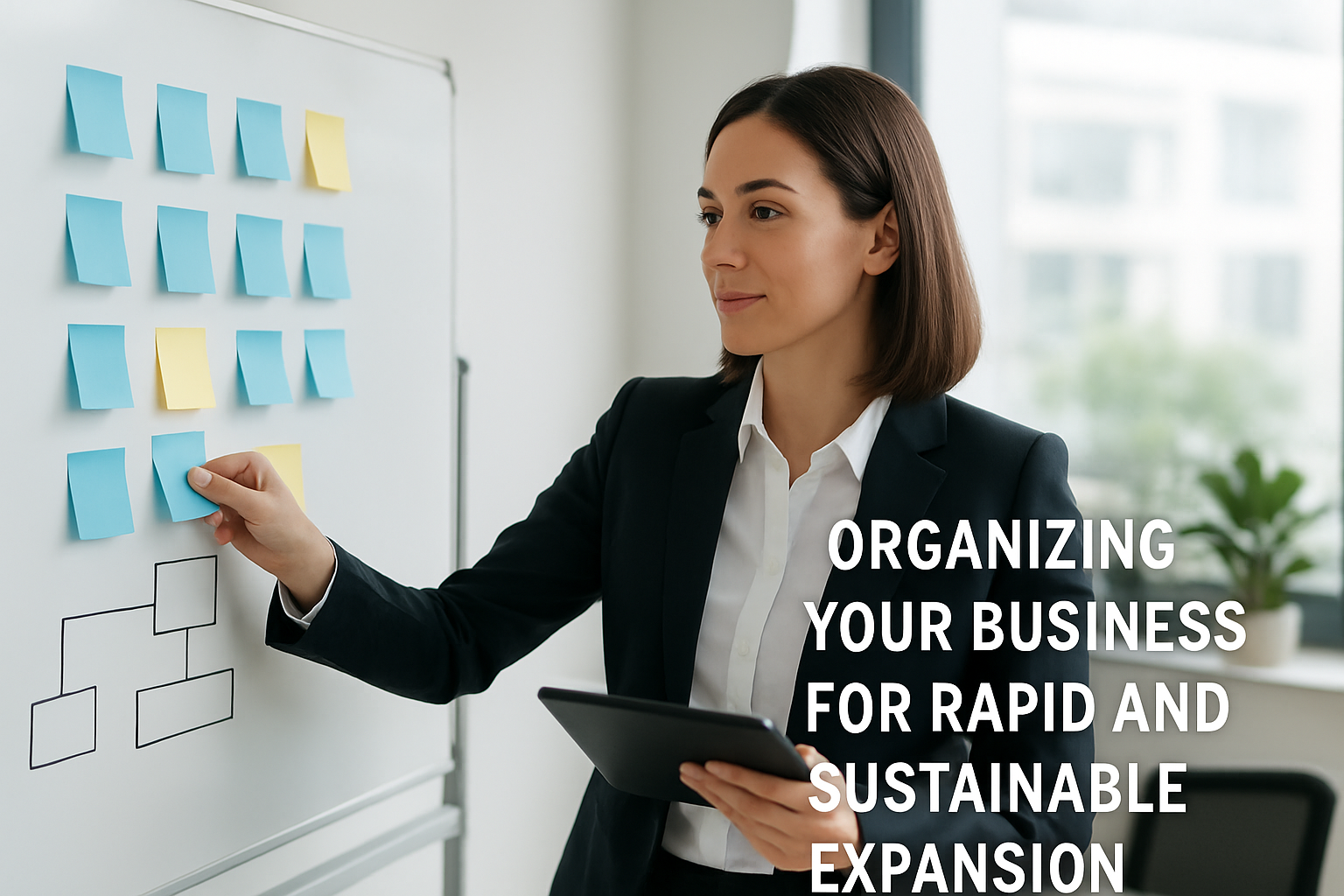 How do I organize my business for growth?