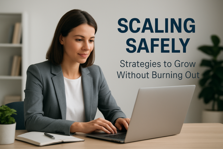 How do I scale without burning out?