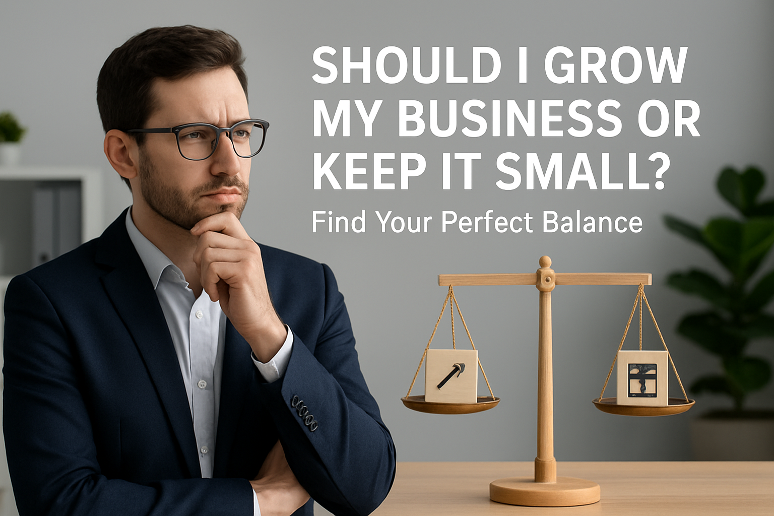 Should I grow my business or keep it small?