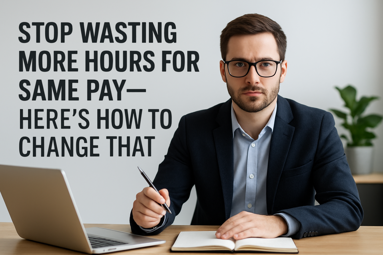 How do I stop working harder for the same amount of money?