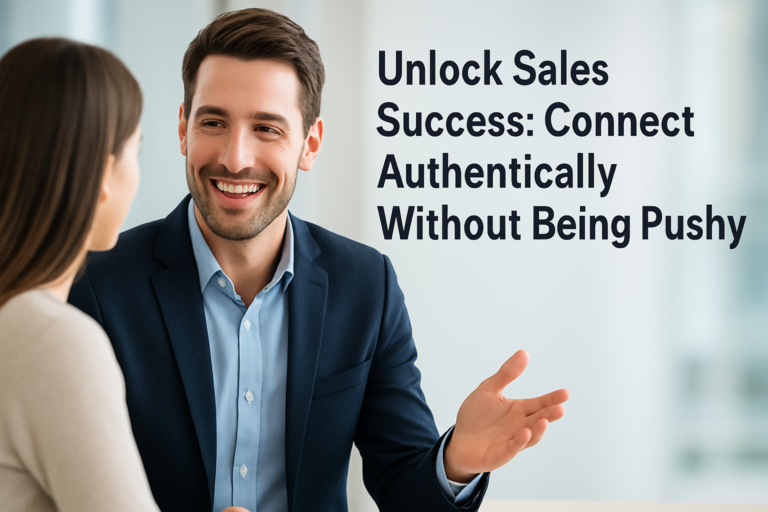 How do I get more sales without sounding pushy?