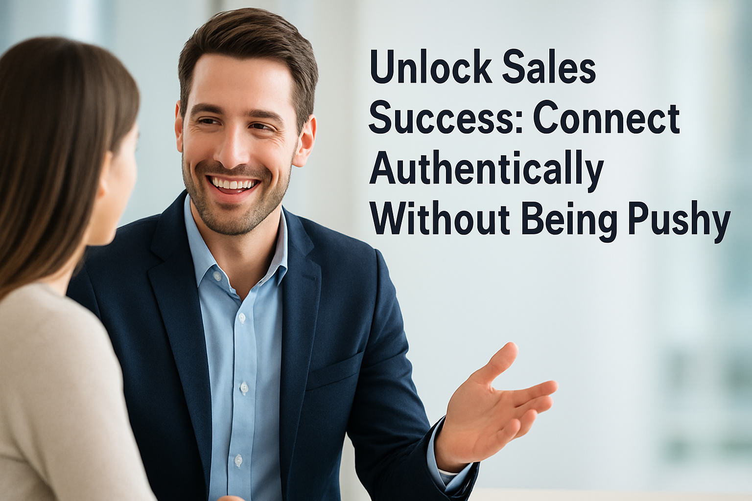 How do I get more sales without sounding pushy?