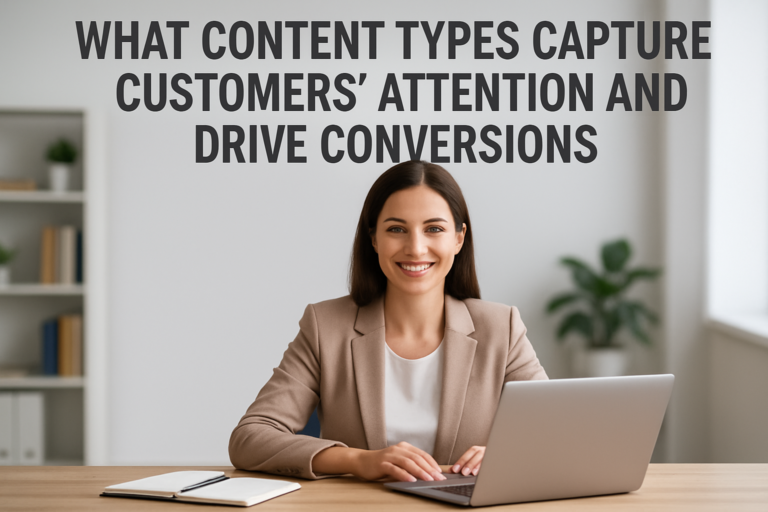 What type of content should I post to attract customers?
