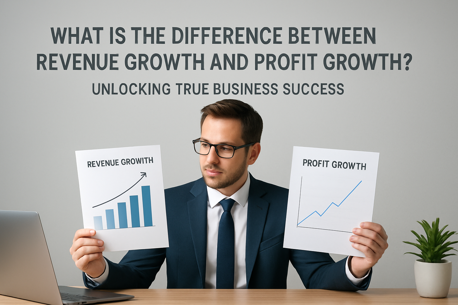 What is the difference between revenue growth and profit growth?
