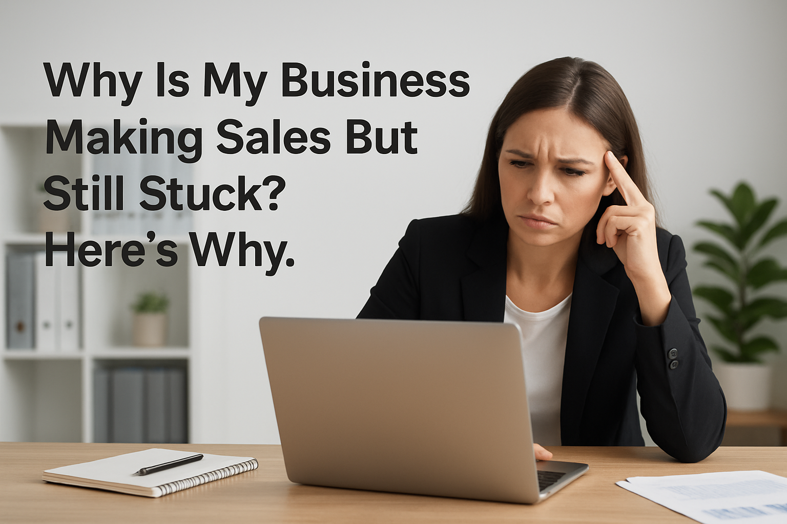 Why is my business making sales but not growing?