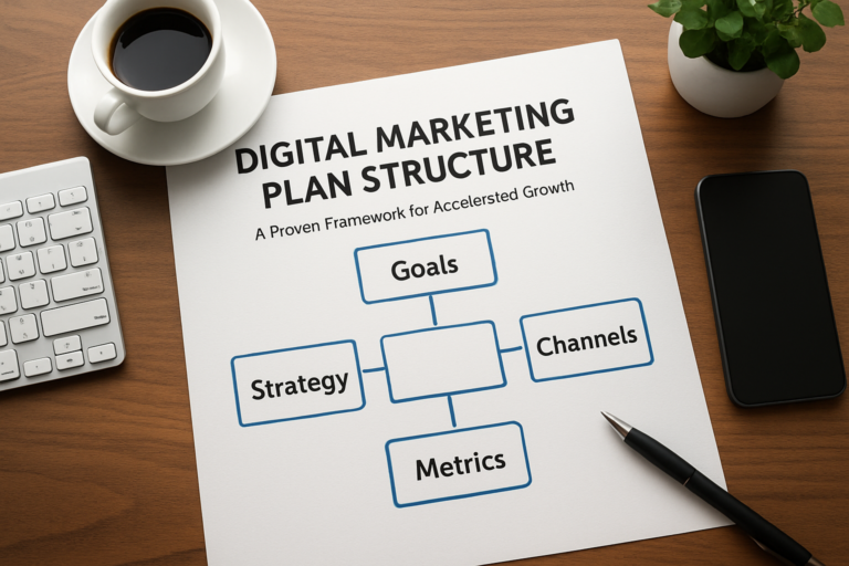 digital marketing plan structure