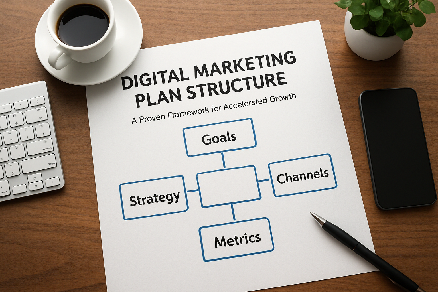 digital marketing plan structure