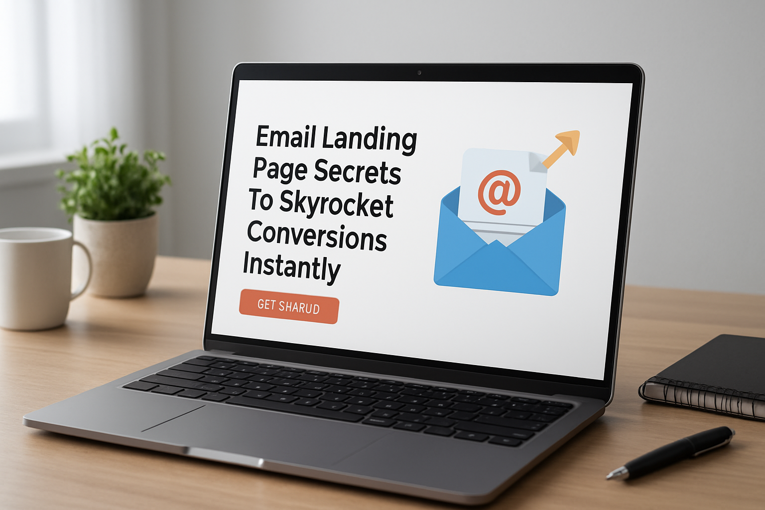 email landing page