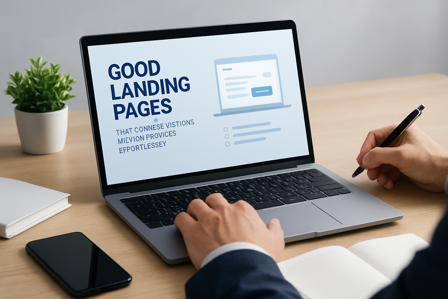 good landing pages