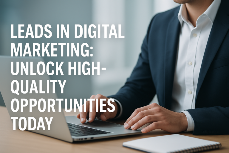 leads in digital marketing