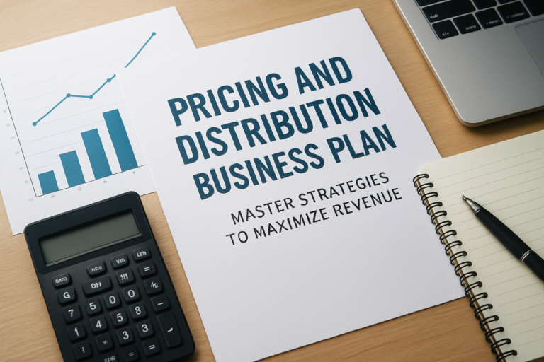 pricing and distribution business plan