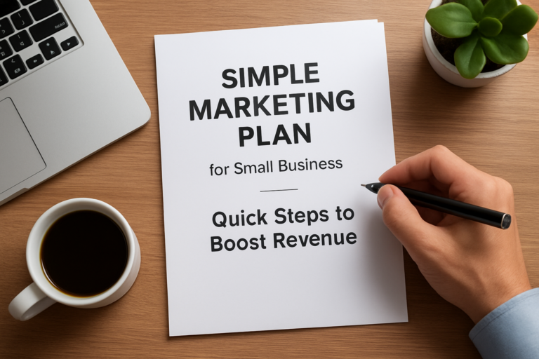 simple marketing plan for small business